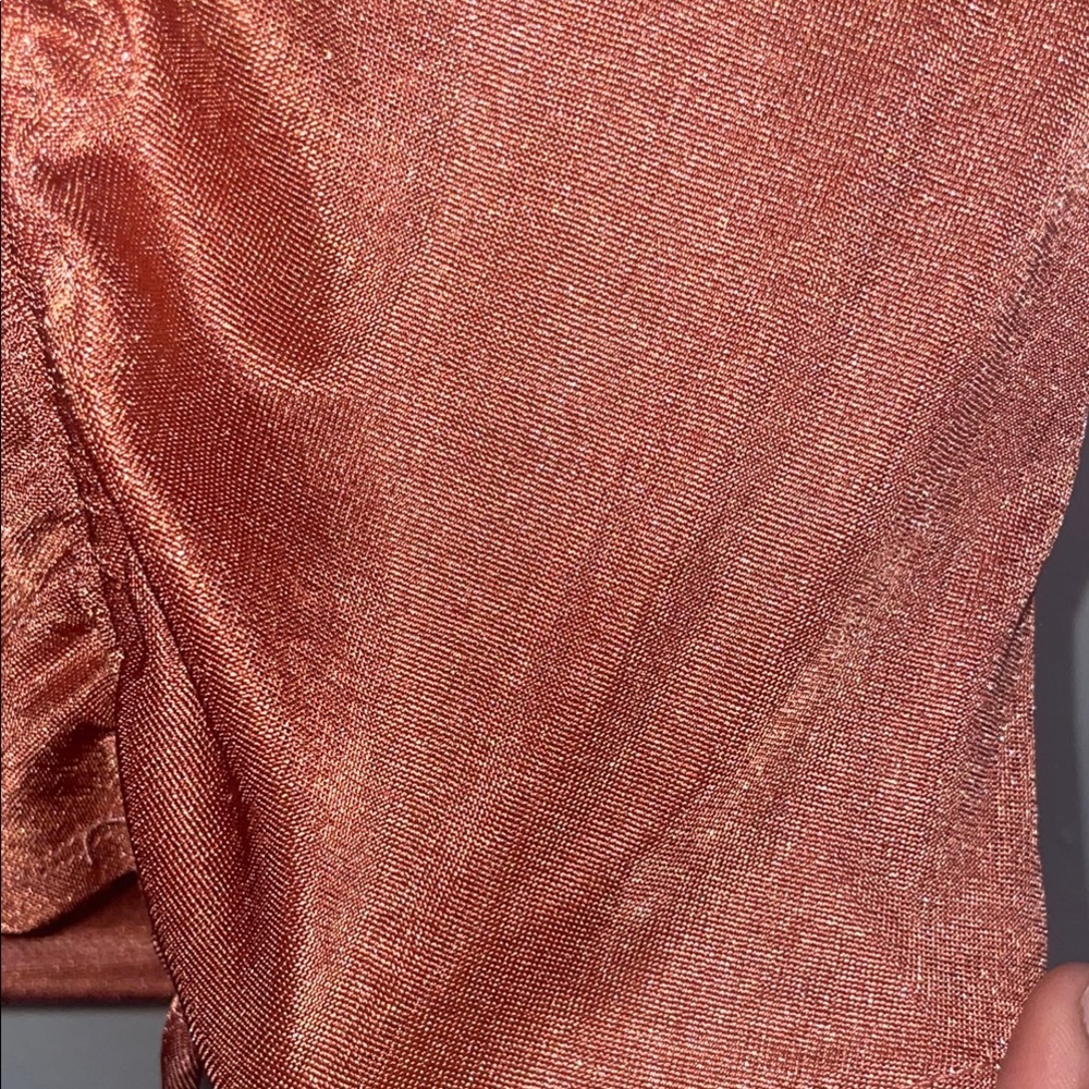 Fashion Nova Copper Crop Top - Picture 4 of 4